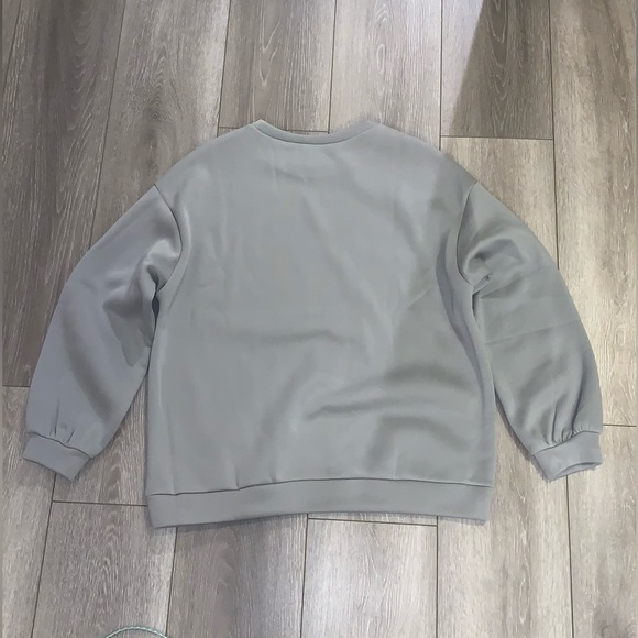 Letter Graphic Drop Shoulder Pullover - Picture 2 of 2